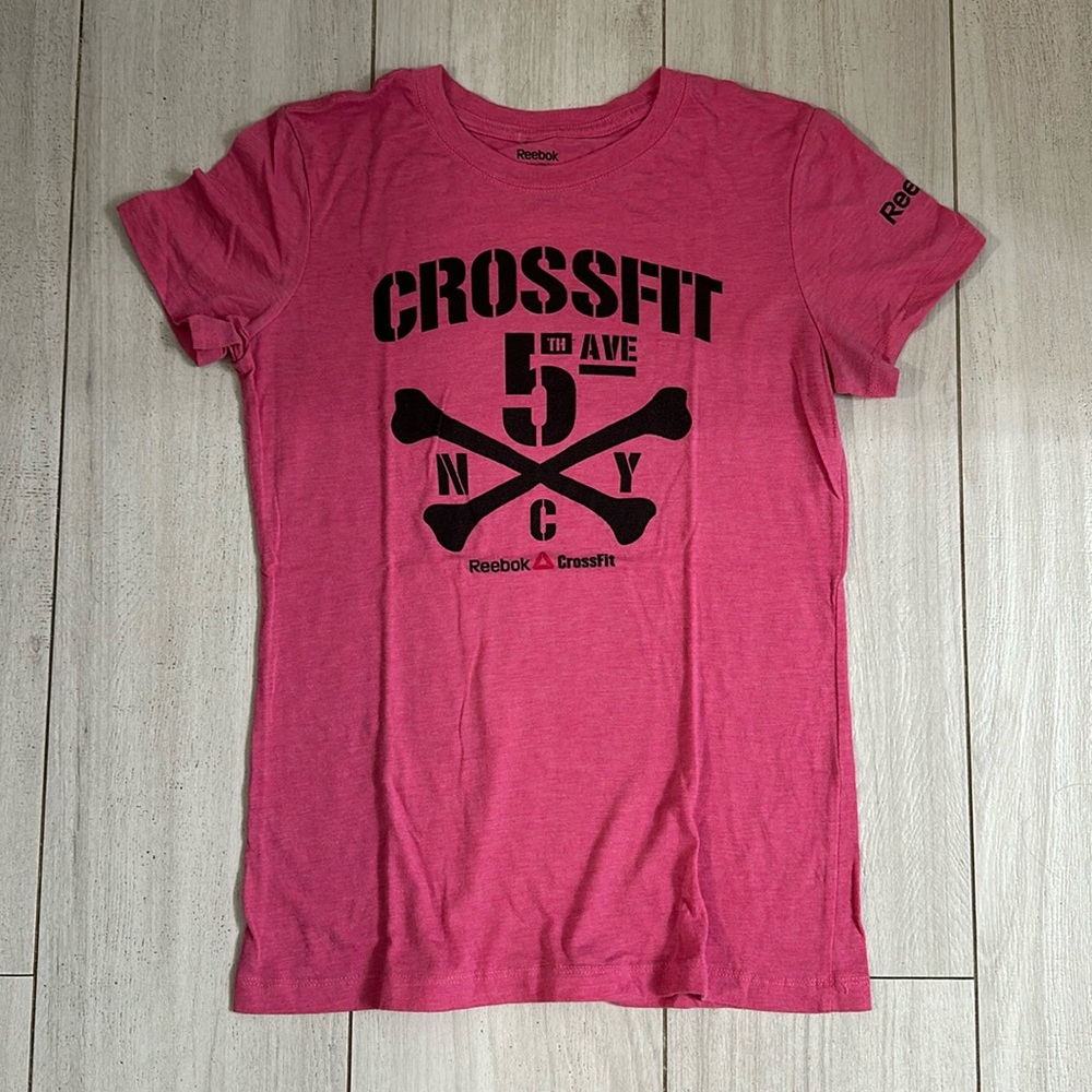 Reebok CrossFit 5th Ave NYC PINK Tshirt size Medium